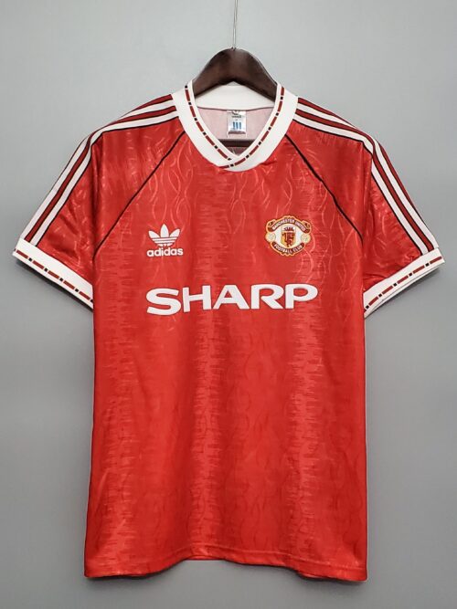 Manchester United Maillot Rétro 90/92