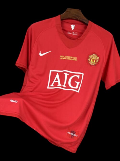 Manchester United Maillot Domicile UCL Rétro 2007/08