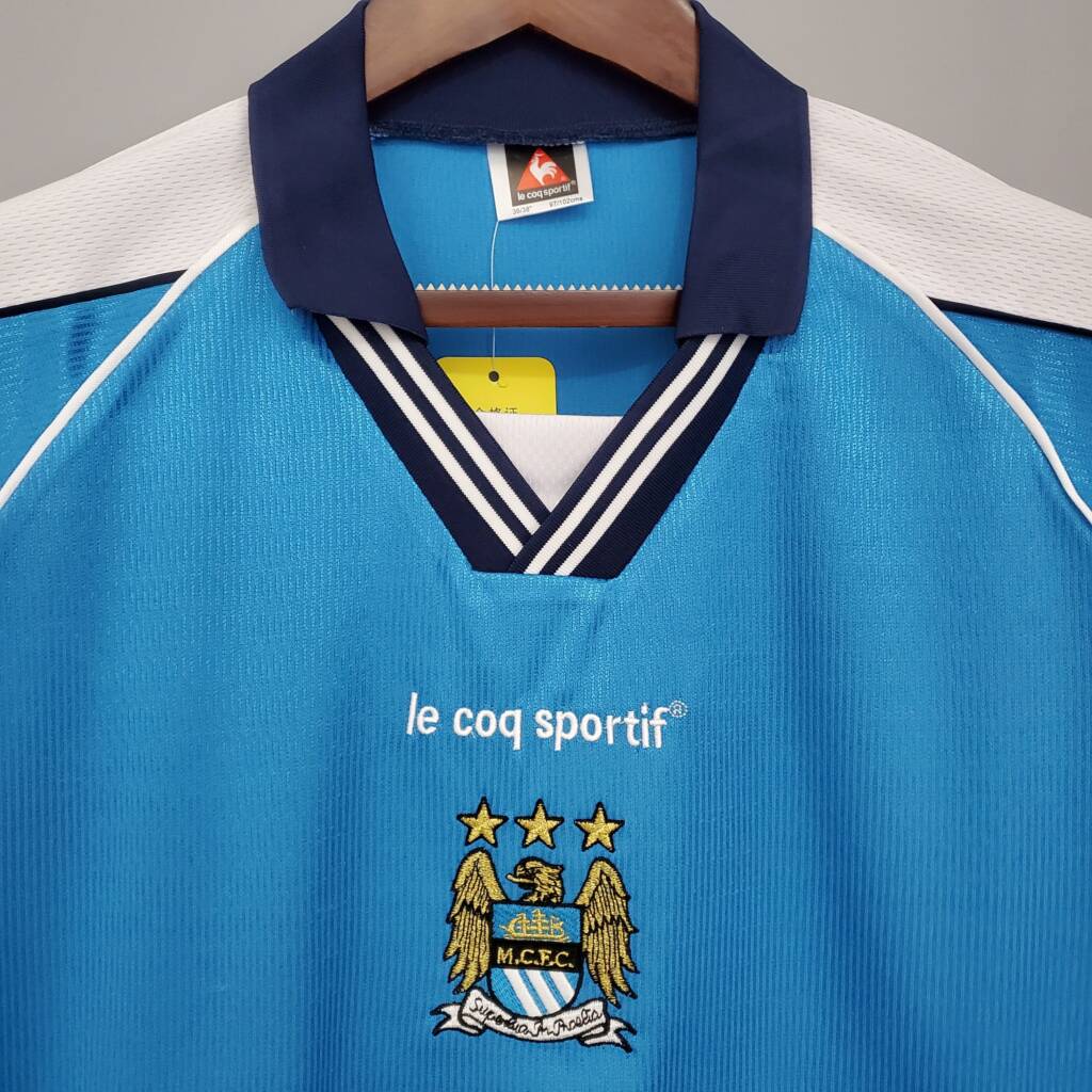 Manchester City Maillot Rétro 99/01 – Image 3