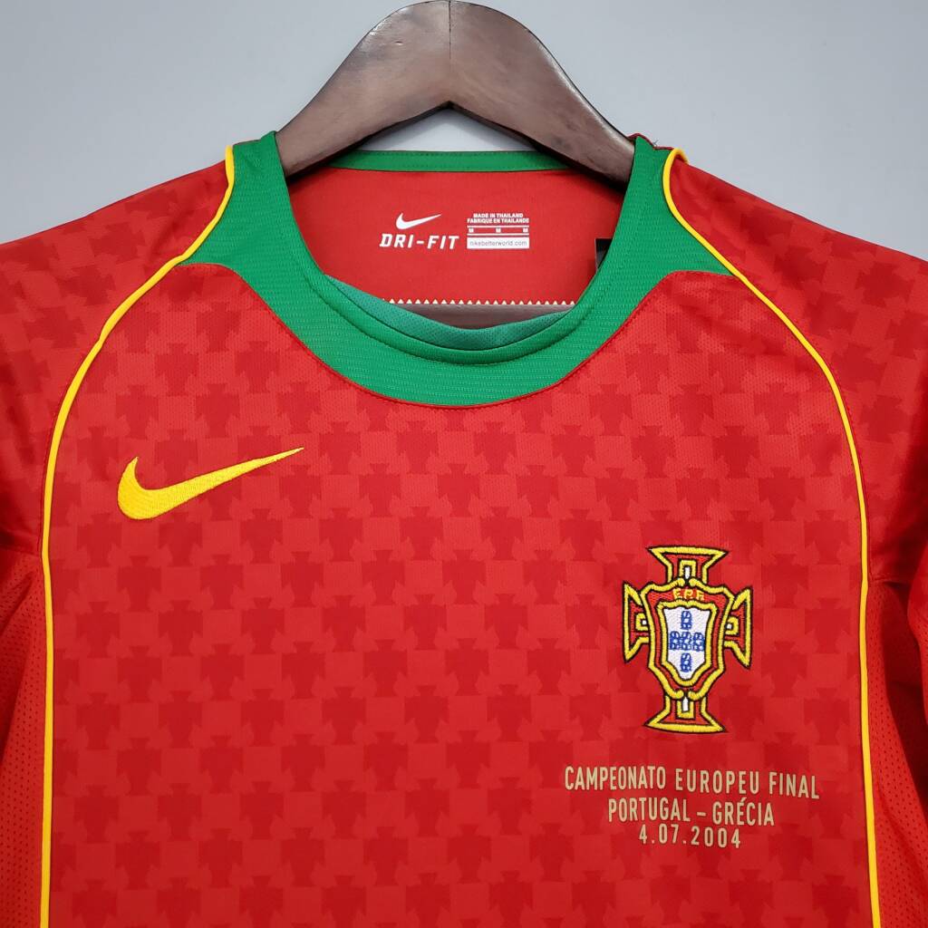 Portugal Maillot Rétro 2004 – Image 3