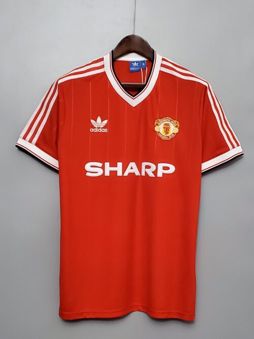 Manchester United Maillot Rétro 83/84
