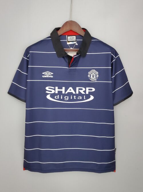 Manchester United Maillot Rétro 99/00