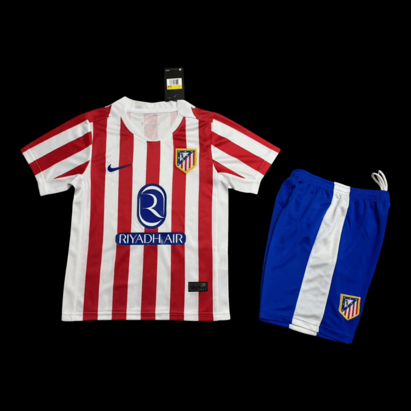 Atlético Madrid Maillot Domicile 25/26 - Enfant