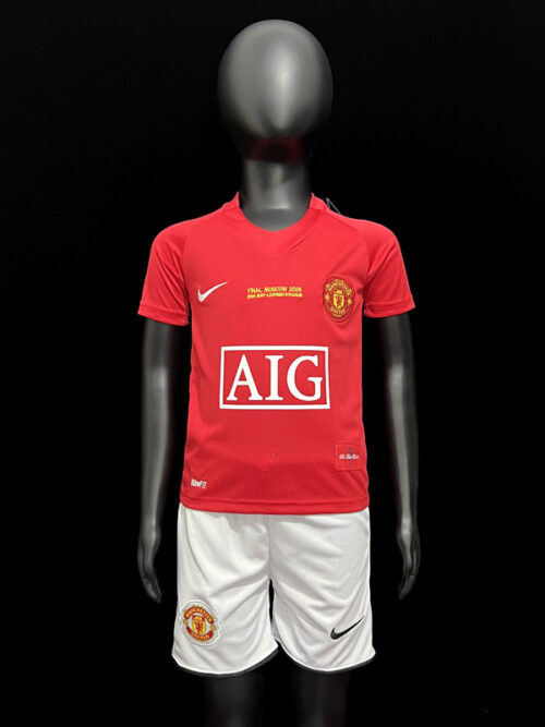 Manchester United Maillot Rétro 07/08 - Enfant