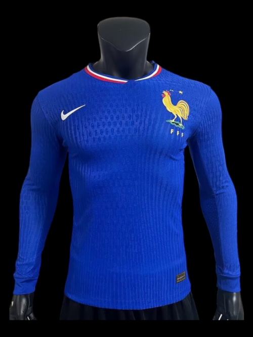 France Maillot Domicile Manches Longues 24/25 - Version Player
