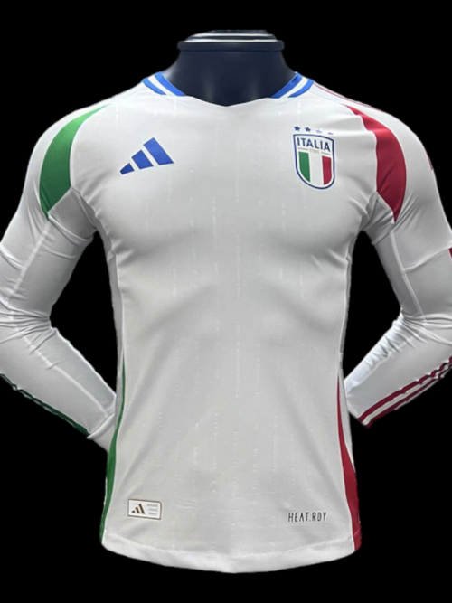 Italie Maillot Extérieur Manches Longues 24/25 - Version Player