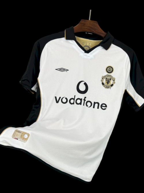 Manchester United Maillot Rétro 2001/2002