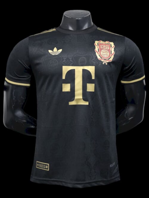 Bayern Munich Maillot 125th Anniversary Noir - Version Player