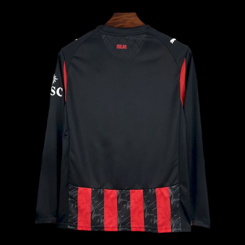 Milan AC Maillot Manches Longues Domicile 25/26 – Image 2