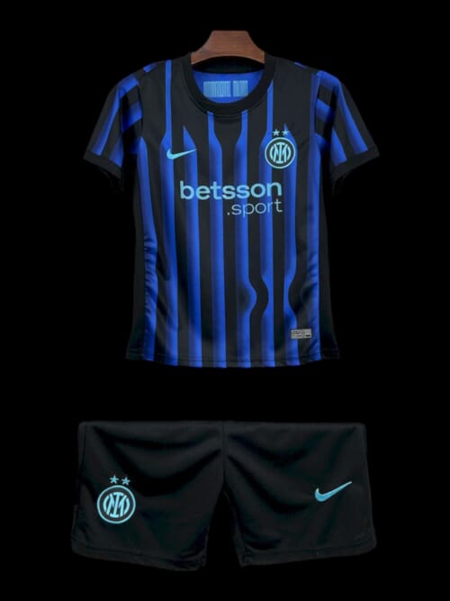 Inter Milan Maillot Domicile 25/26 - Enfant