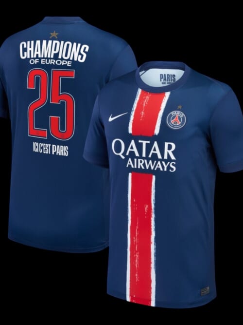Paris SG Maillot Domicile 24/25 - Spécial LDC CHAMPIONS (⭐)
