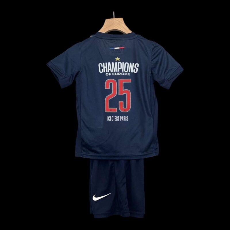 Paris SG Maillot Domicile 24/25 - Spécial LDC CHAMPIONS - Enfant (⭐) – Image 2