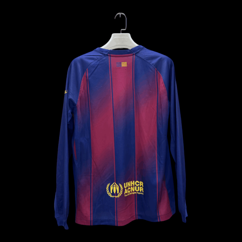 Barcelone Maillot Manches Longues Domicile 25/26 – Image 2