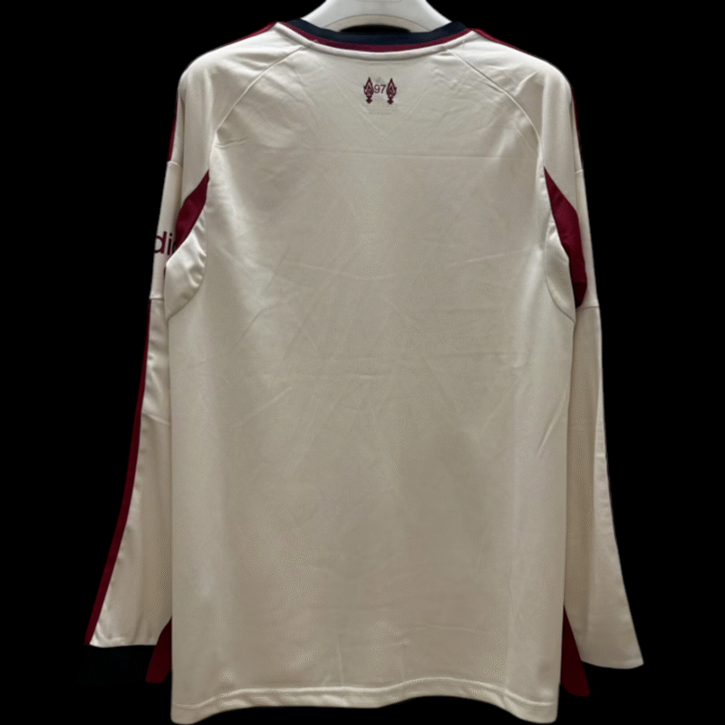 Liverpool Maillot Manches Longues Extérieur 25/26 – Image 2