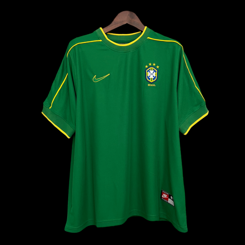 Brésil Maillot Gardien Rétro 1998
